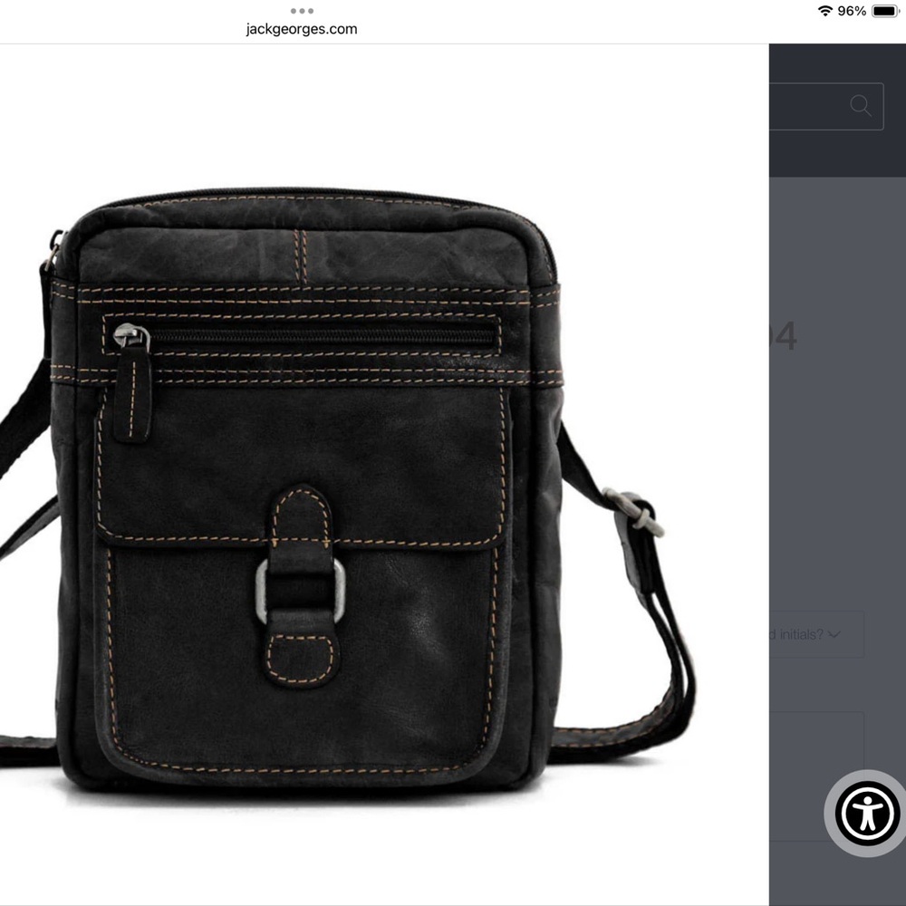 BRAND NEW  UNISEX  BUFFALO LEATHER CROSS BODY MESSENGER